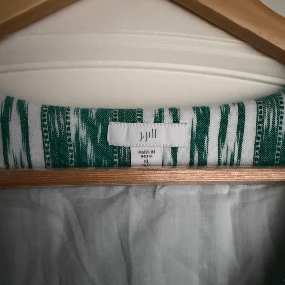 J. Jill Green and White Patterned Dress - Picture 5 of 5